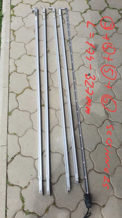 Brate,  tije ,  suporti  pentru marchize Fiamma, Thule Omnistore , etc