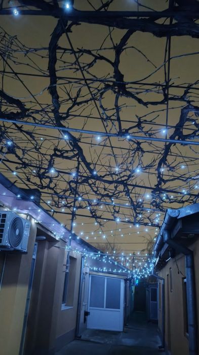 Instalație crăciun rola 100 m alb rece