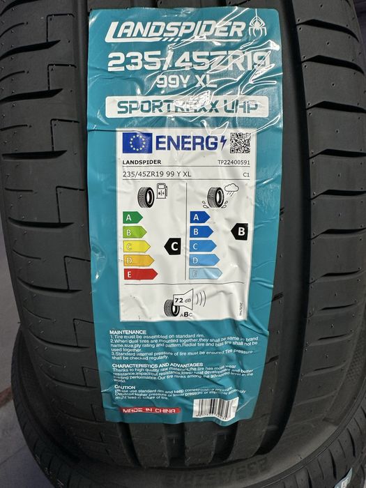 Летен Спорт Пакет LANDSPIDER 235/45R19 255/40R19 2354519  2554019