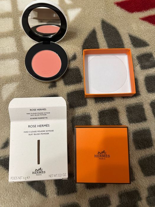 Hermes Silky blush powder, Rose Pommette