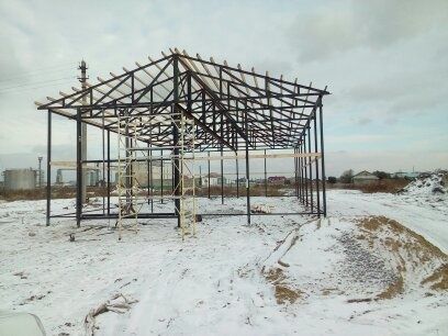 Металлоконструкции, монтаж сэндвич панелей