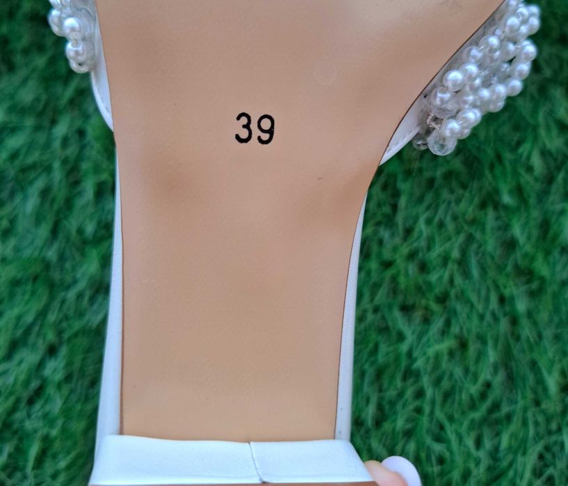 Pantofi mireasa cu toc jos, Jasel, model Lilia, nr 39