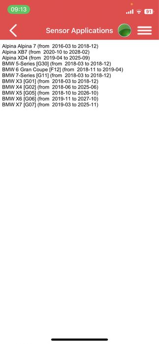 Senzori Presiune roti Noi Bmw G30/F12/G11/G01/G02/G05/G06/G07/Alpina