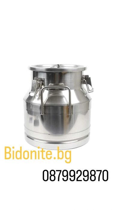 Бидони, казани и съдове с капак – 304 неръждаема стомана