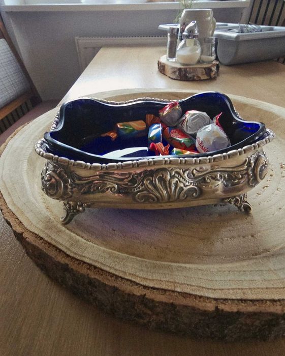 Fructieră/Bombonieră Argint 800 masiv - Stil Neo-Rococo