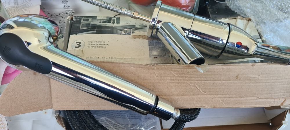 Кухненски смесител с удължител