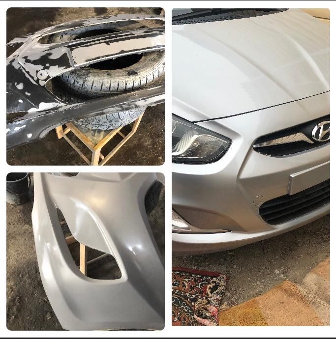 Ремонт бампера и покраска