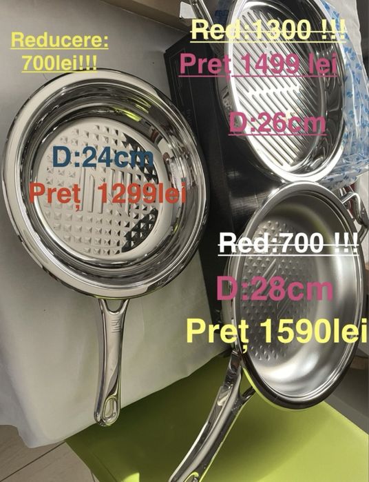 Diverse ustensile Zepter noi, originale