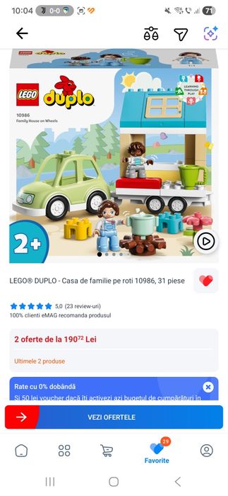 Pachet Lego Duplo - 4 Seturi