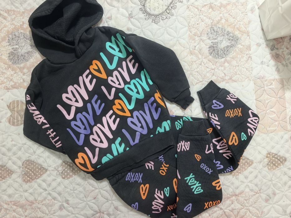 Ватиран детски комплект 104см