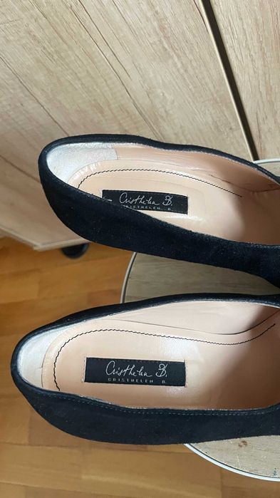 Pantofi eleganti MUSETTE ,model special, piele intoarsa, marime 39