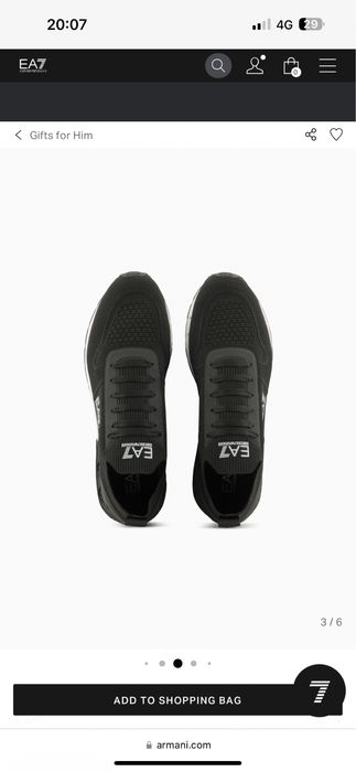 Продам кроссовки Emporio Armani