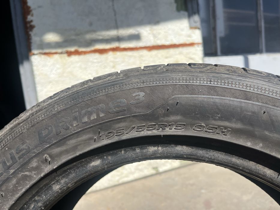 4 бр. летни гуми 195/55/15 Hankook DOT 4521 6-6,5 mm