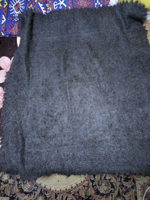 Теплый козий платок