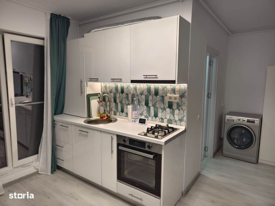 Apartament 2 camere, mobilat, la parter