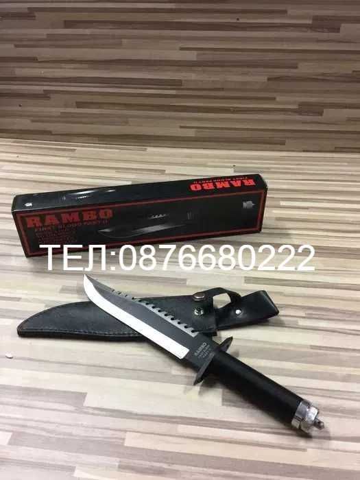 Чисто нов нож RAMBO II Surviving лов риболов къмпинг