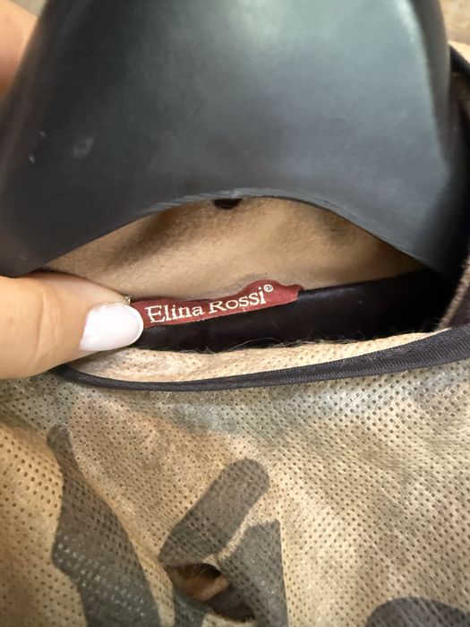 Пальто осеннее коричневое