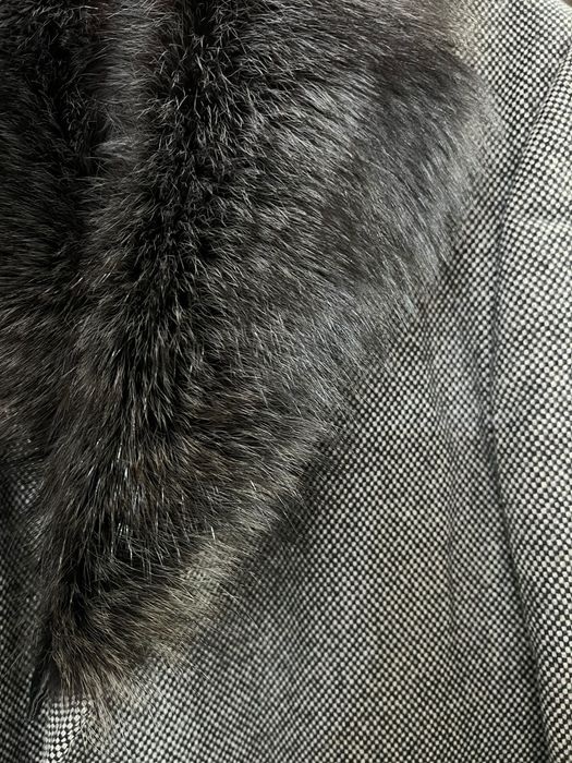 Мужское пальто Fratelli-Meucci Италия осень-зима натуральный мех