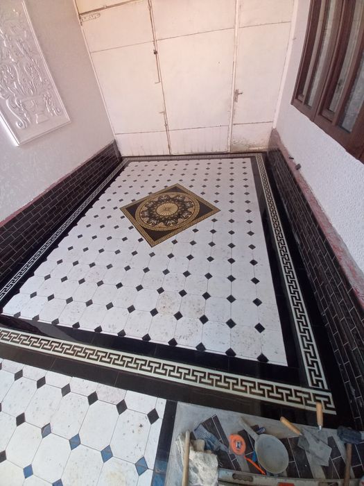 burchatka kafel ishlarni qilamiz