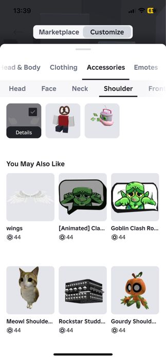 Продам аккаунт в роблоксе