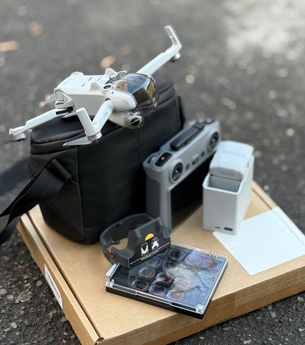 Дрон DJI Mini 4 Pro + 3 батерии + ND филтри + чанта – ТОП комплект
