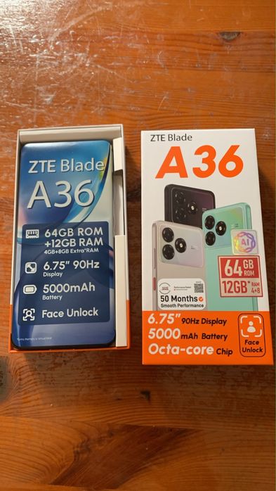 Продам Новый ZTE A36