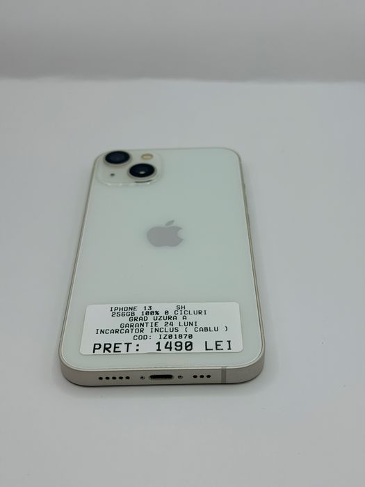 Iphone 13 256GB 100% garantie Rate BuyBack - iphonezone.ro
