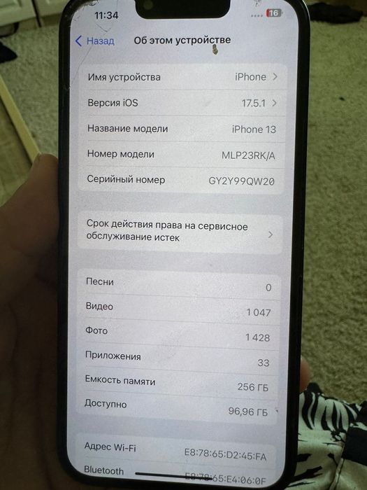 Apple iPhone 13 256 gb