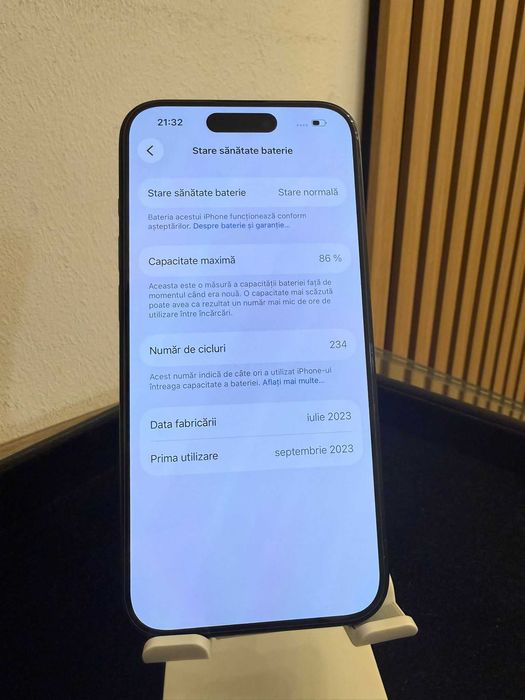 iPhone 15 Pro / 128GB / 86%