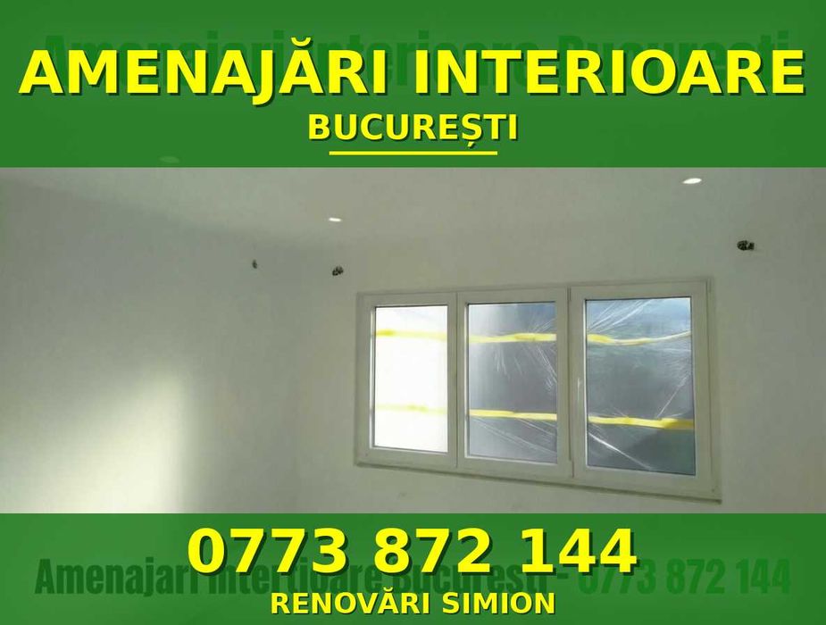 Zugrav, Montaj Rigips Bucuresti, Glet, Tapet, Amenajări Interioare