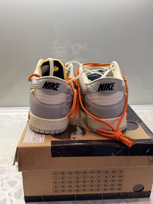 Nike Dunk Off-White Lot 44 Кецове 43 Размер + Кутия