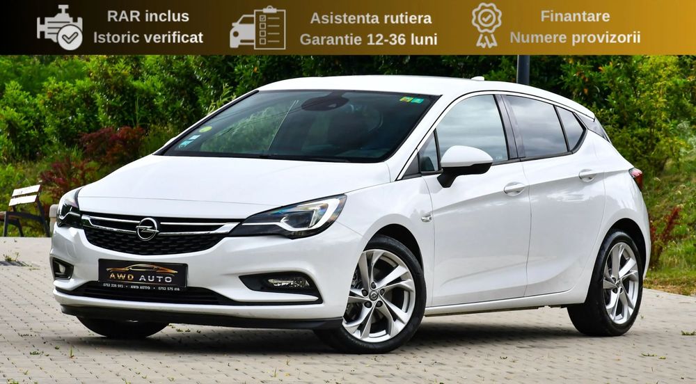 Opel Astra Dynamic I 1.6-160 cp Biturbo I 2017 I RAR I GARANTIE I Rate I Nr rosii