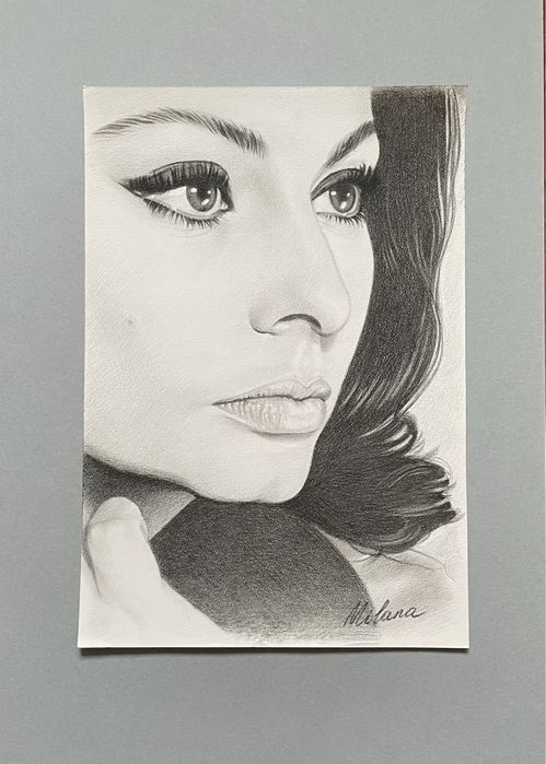 Продаю рисунок Софи Лорен