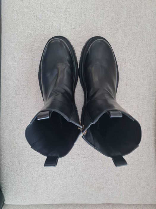 Нови мъжки черни боти Chelsea PULL&BAER  - 43 размер