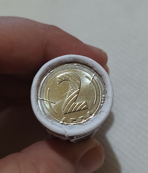 Два лева 2018г- 25броя