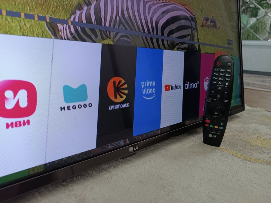 ТЕЛЕВИЗОР LG Smart 43" пульт указка.