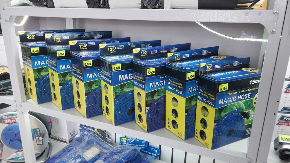 Шланг поливочный растягивающийся 60 м