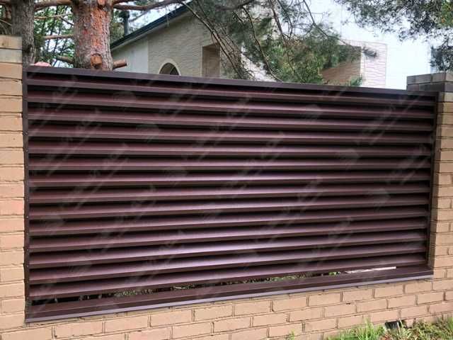 Забор жалюзи от производителя