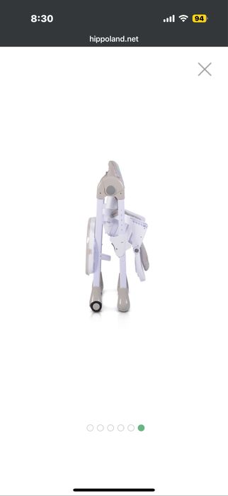 Столче за хранене MONI Muffin сив