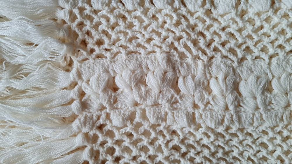 Шал дамски плетен ретро