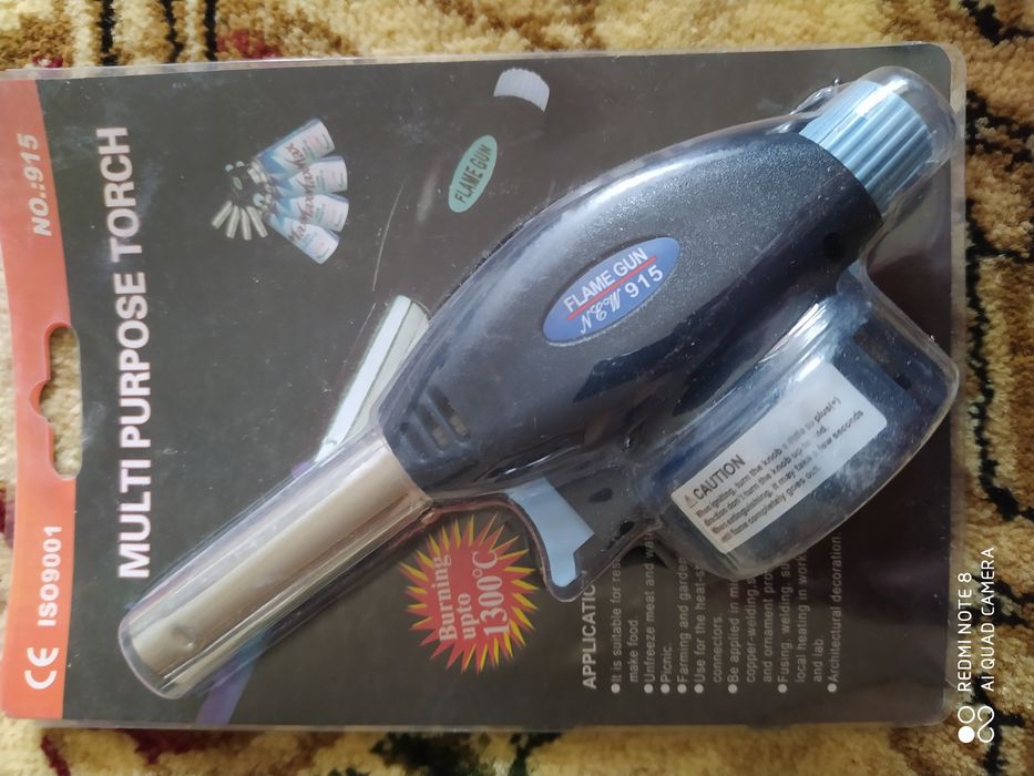 Газовая горелка с пьезоподжигом