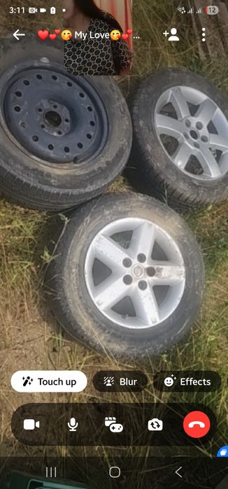 Roți cu cauciucuri și senzori presiune Dodge Journey 2.l și Nissan X-T