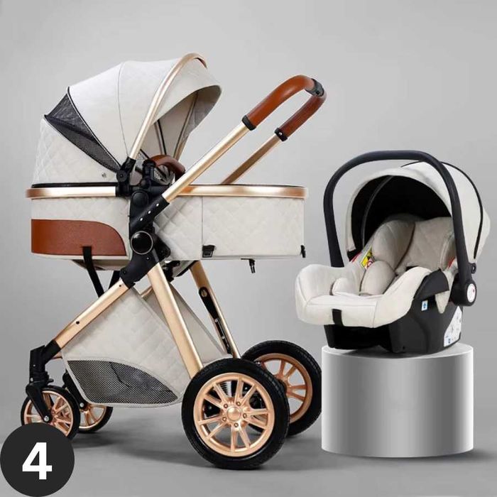 Луксозна Детска/Бебешка Количка 3 в 1  - За Вашия Най-Скъп Дар!