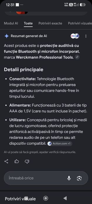 Căști de protecție bluetooth NOI !!
