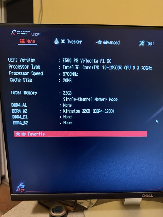 KIT Streaming/Gaming high end i9 10900k + Z590 Asrock PG VELOCITA + 32GB ram ddr4 hyperx fury black