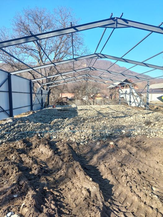 Hala metalica 240mp 12x20x3 și structurii metalicealte dimensiuni