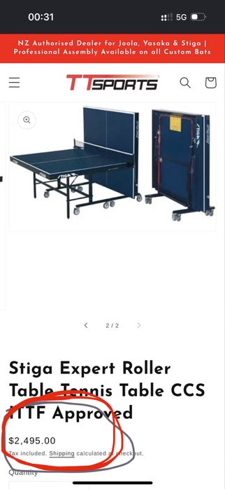 Теннисный стол STIGA Expert Roller