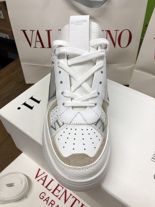 Valentino VL7N White Grey Calitate Premium Piele Full Box Verificare La Livrare