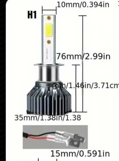 Лед крушки за кола H1