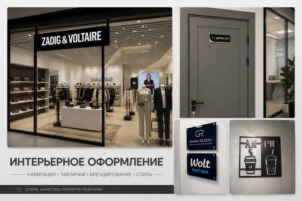 Реклама для бизнеса под ключ | Дизайн, изготовление, монтаж